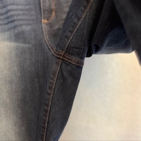 Vintage America Blues Plus size 22 boho crop  dark wash - Picture 3 of 8